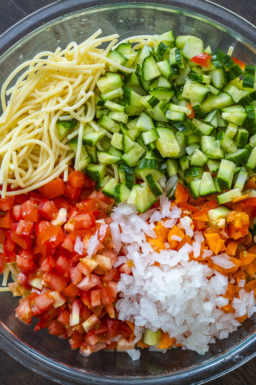 Spaghetti Salad Supreme Vertical 1
