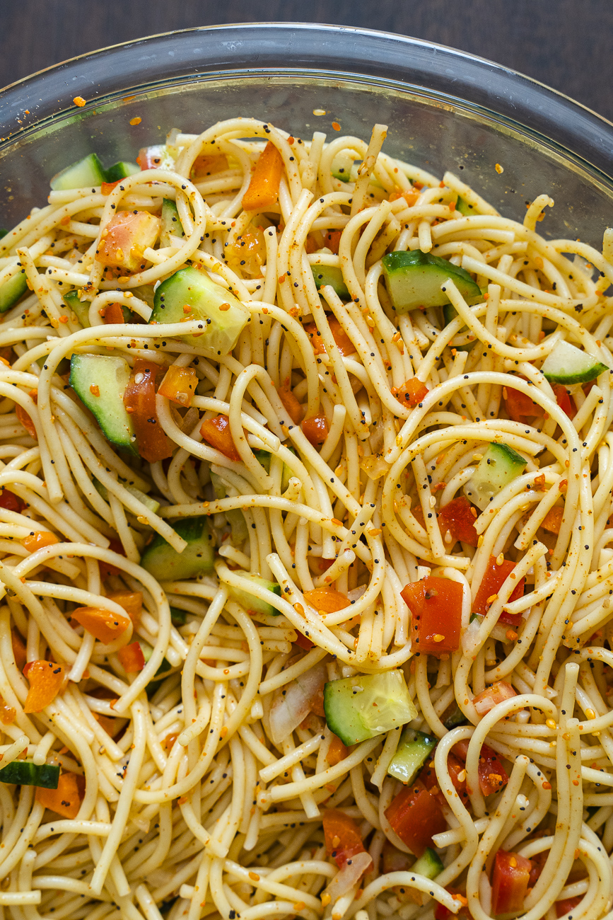 Spaghetti Salad Supreme Vertical 3