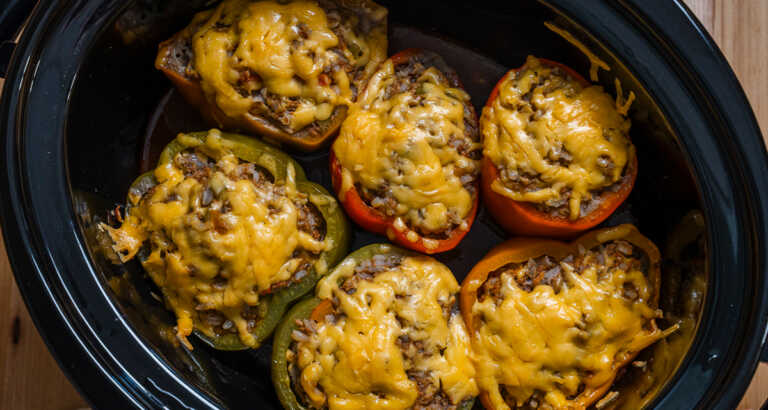 Slow Cooker Stuffed Peppers
