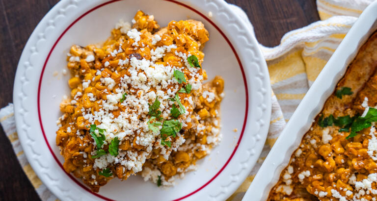 Baked Mexican Street Corn Chicken