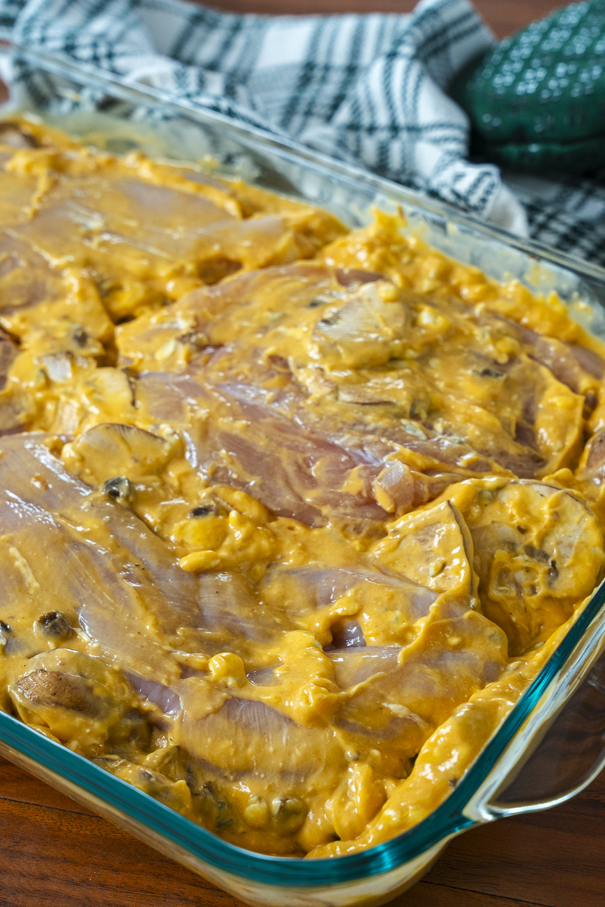 Golden Mushroom Chicken Bake Vertical 6