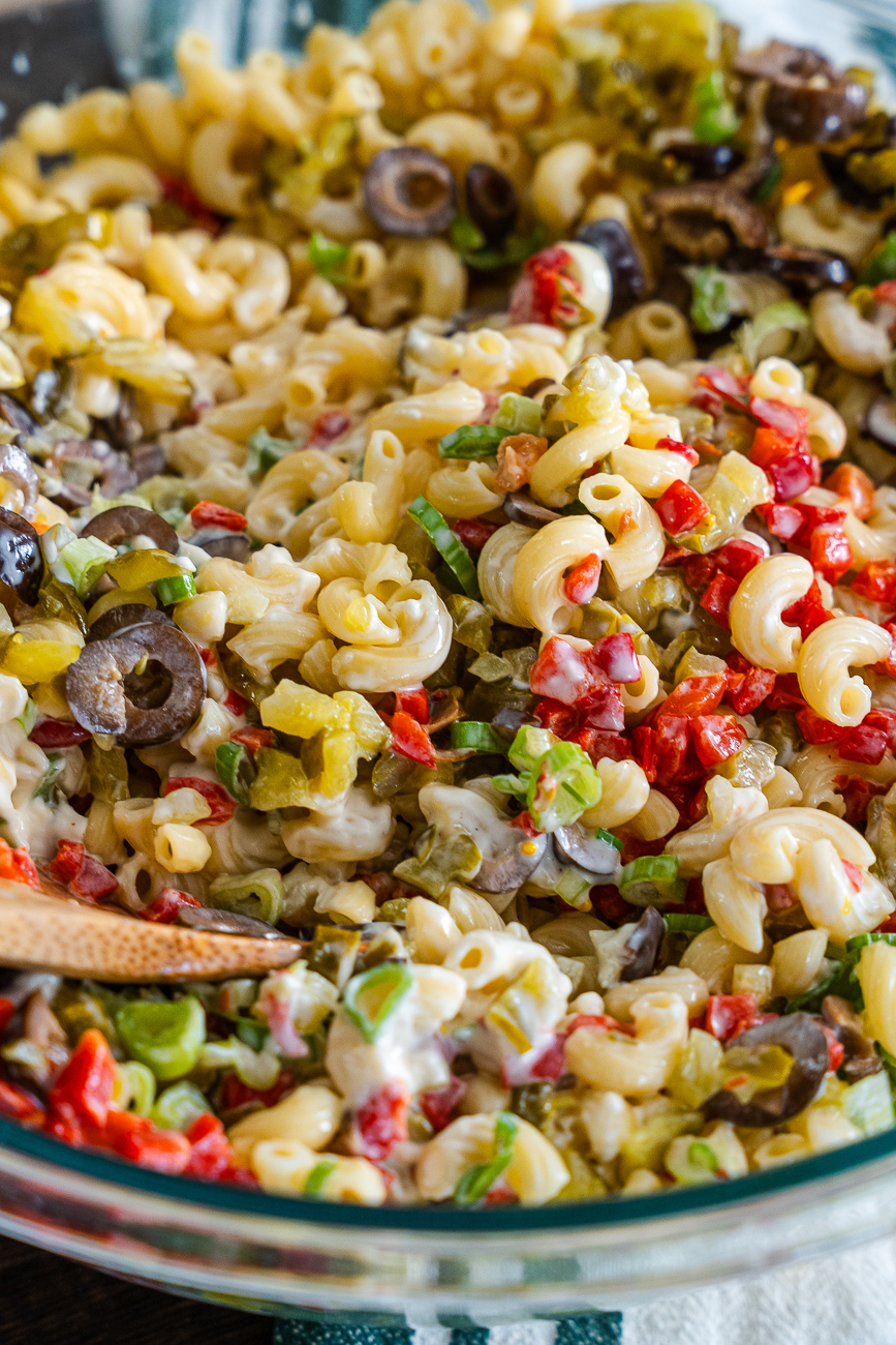 Piorneer Woman's Macaroni Salad Vertical 3