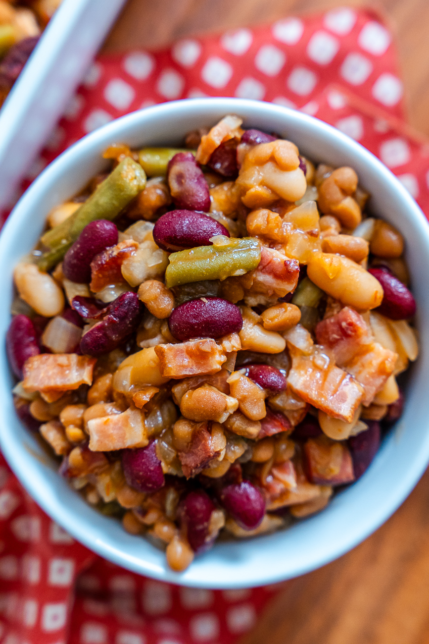 Old-Fashioned Baked Beans Vertical 12