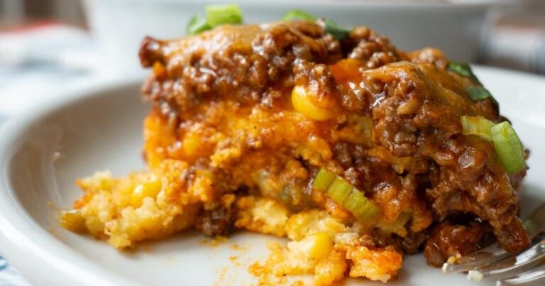 Ground Beef Tamale Pie