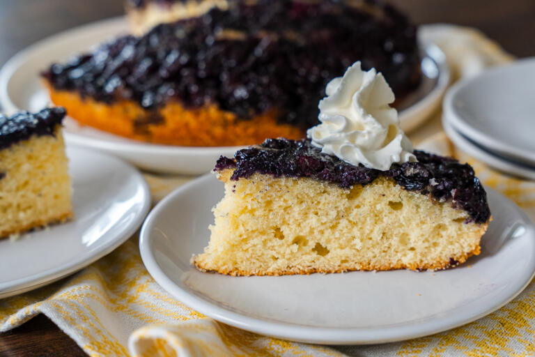 Blueberry Upside Down Cake