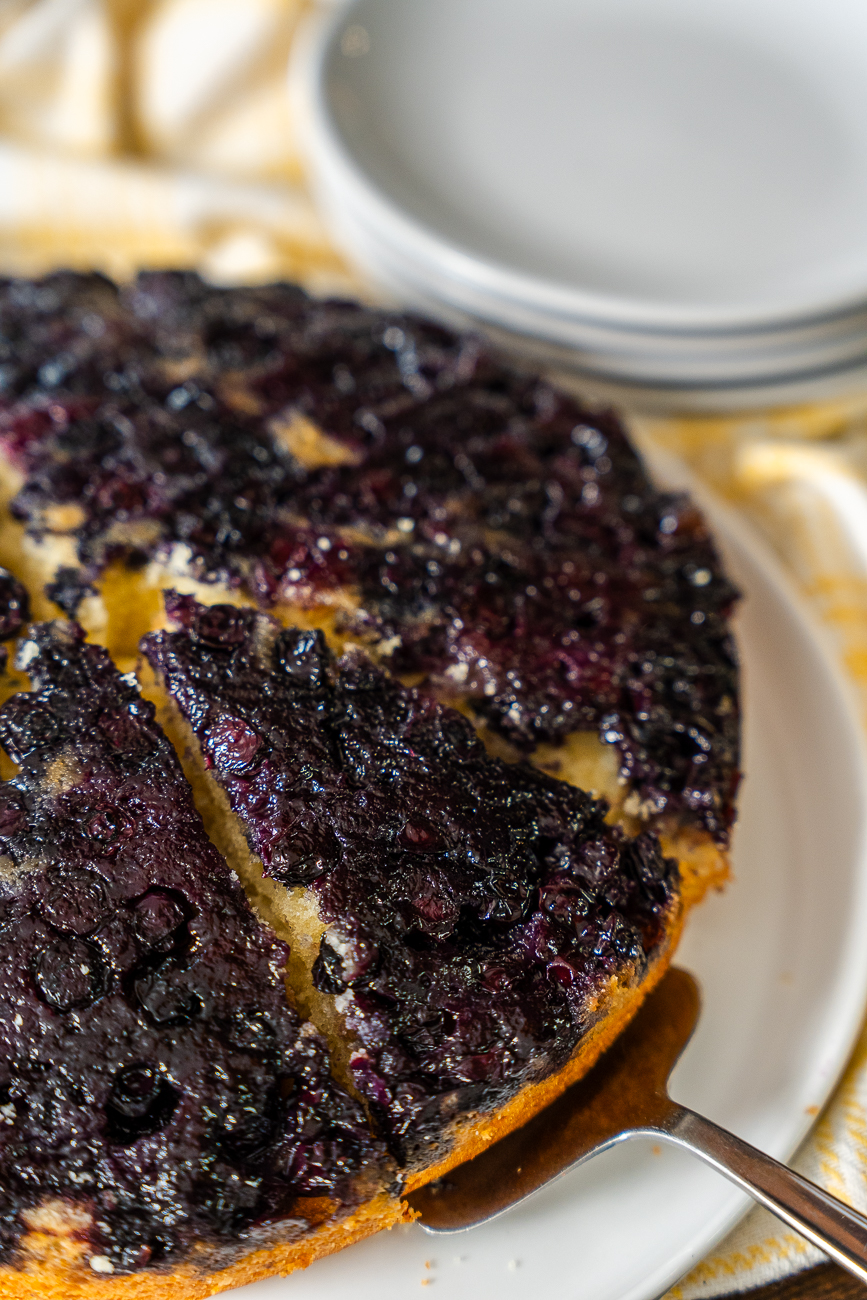 Blueberry Upside Down Cake Vertical 6
