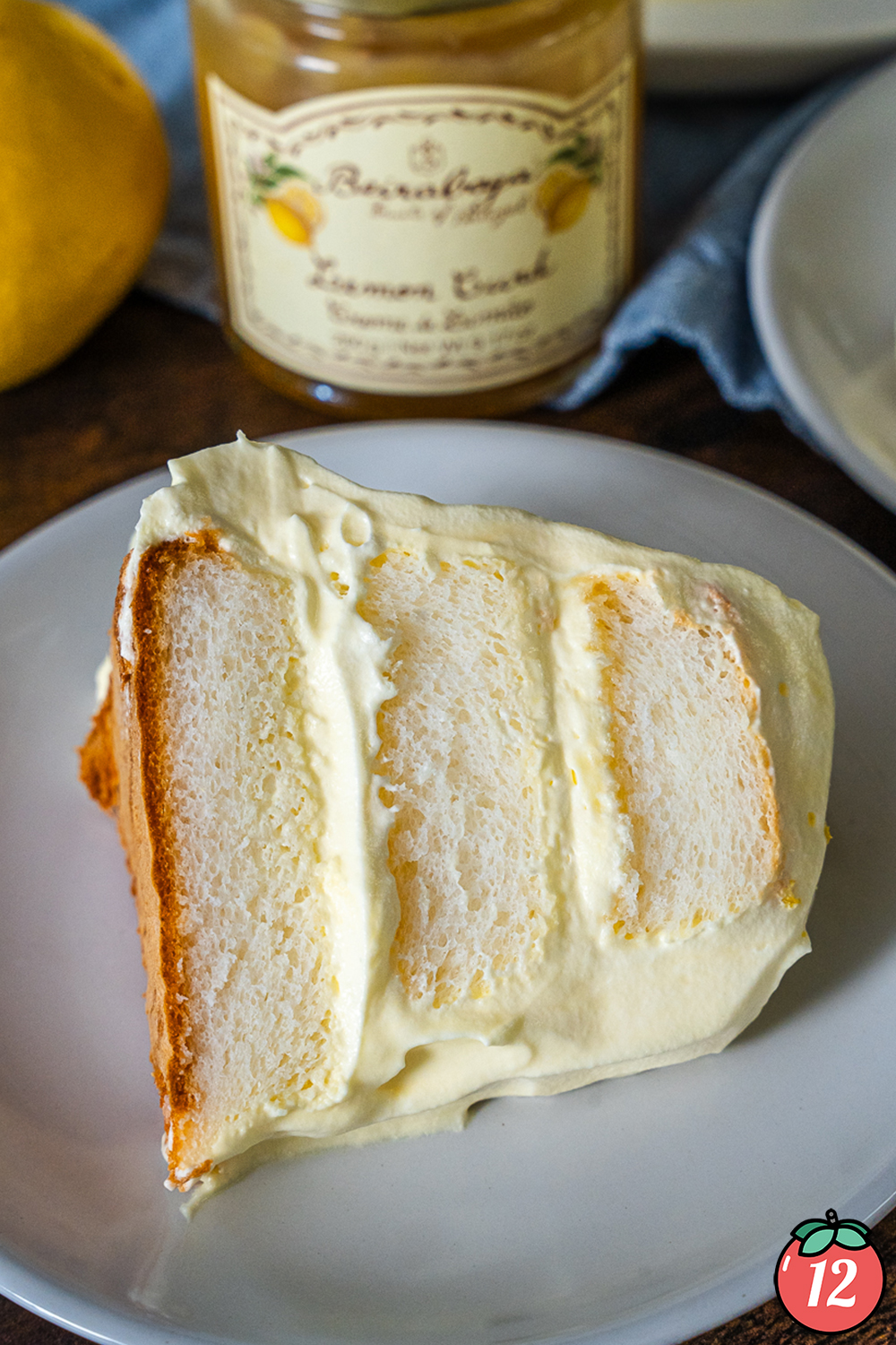 Lemon Angel Cake Pinterest