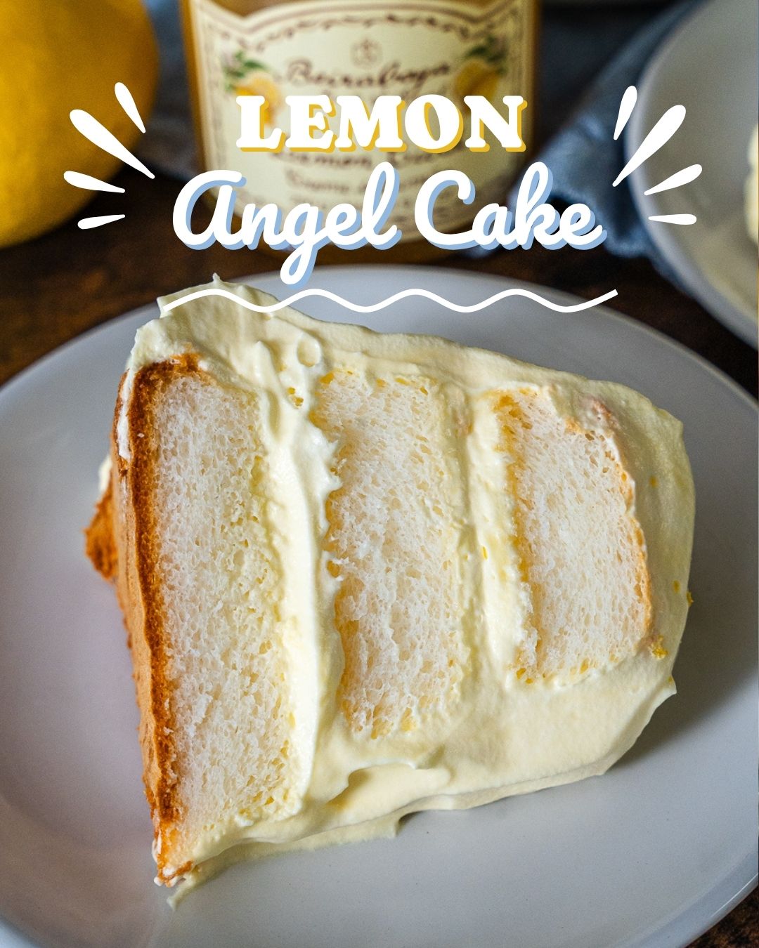 Lemon Angel Cake Text Image