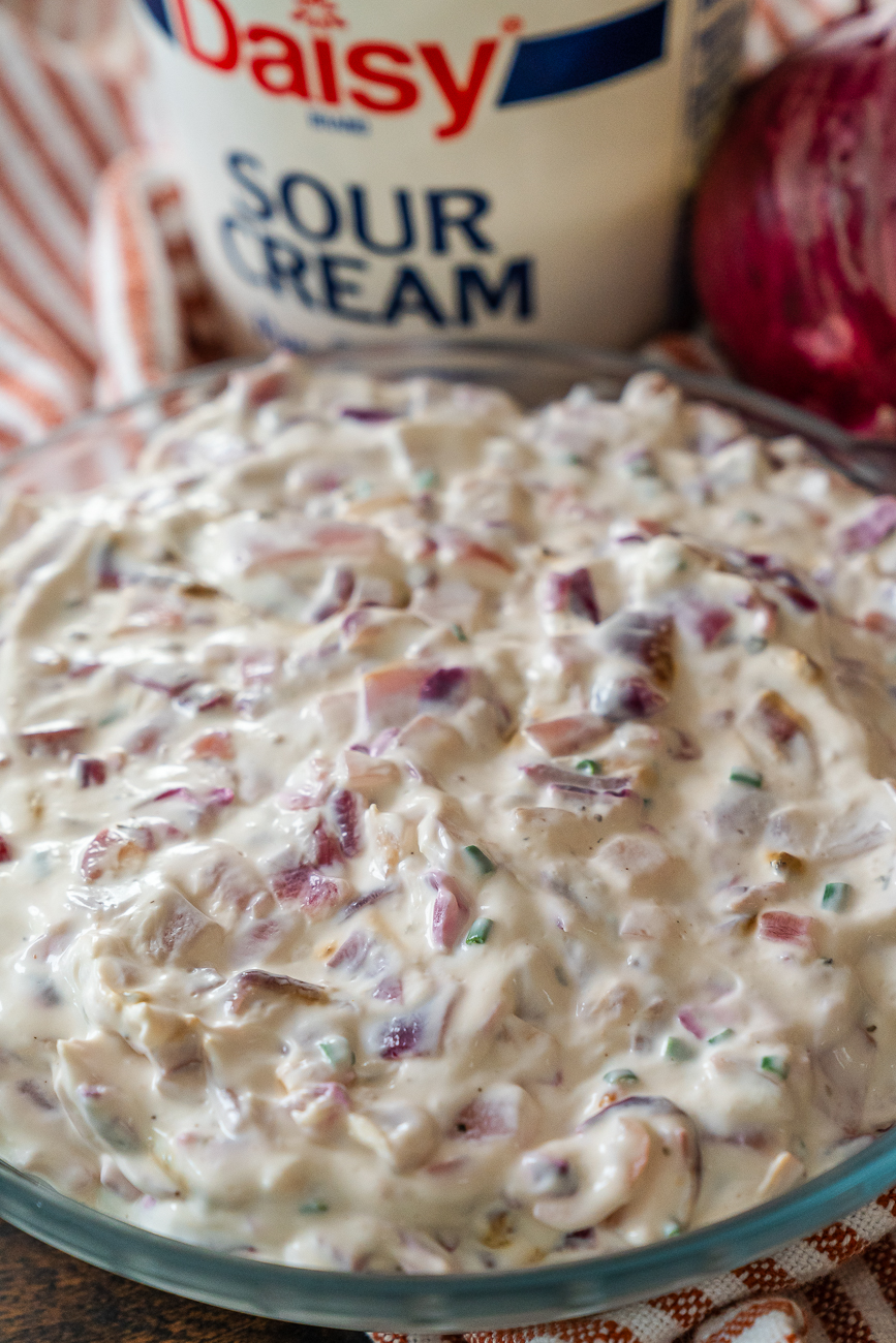 Red Onion Party Dip Vertical 5
