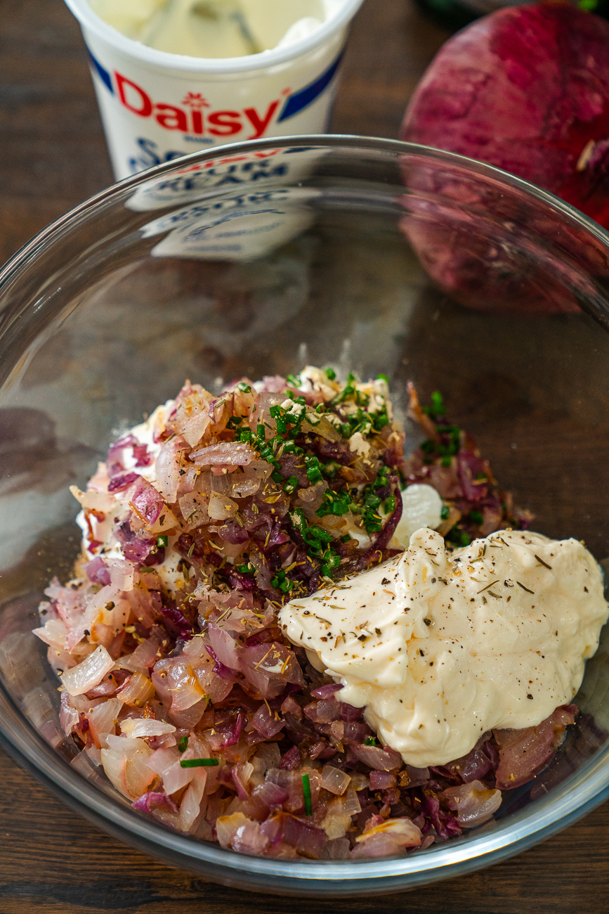 Red Onion Party Dip Vertical 4