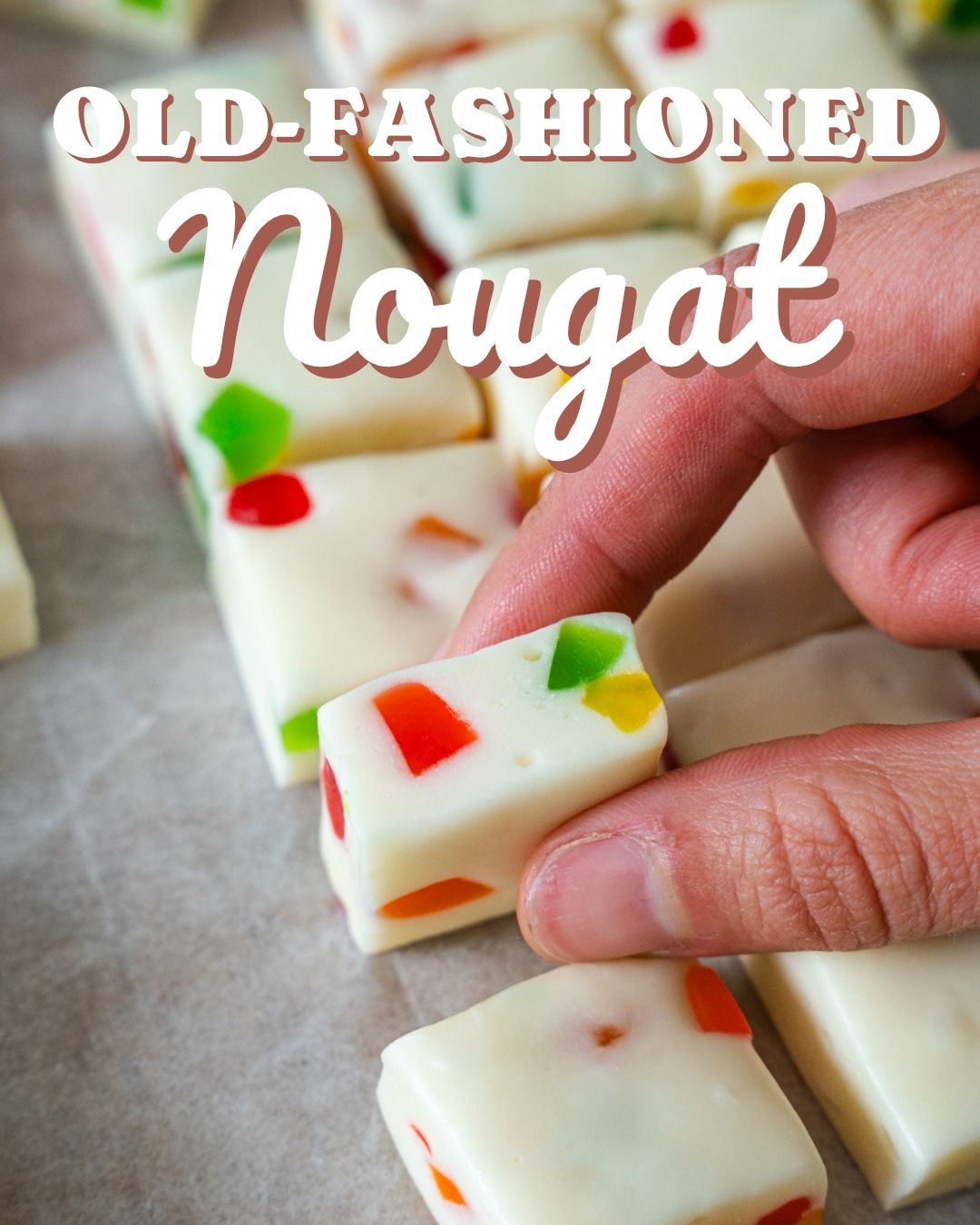 Old-Fashioned Nougat Text Image