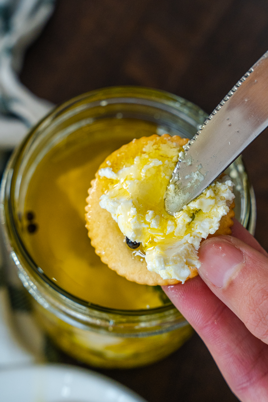 Marinated Goat Cheese Vertical 15