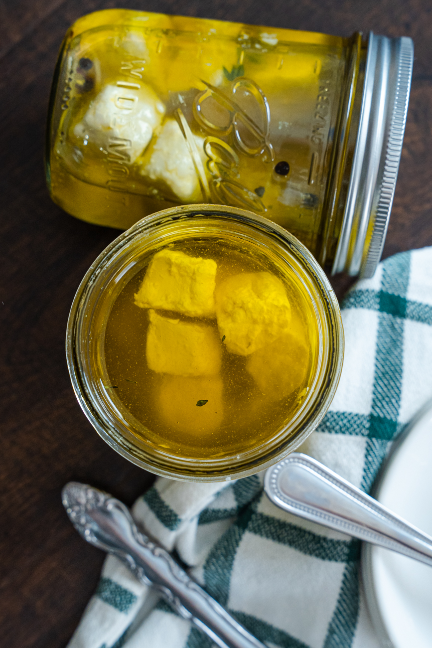Marinated Goat Cheese Vertical 7