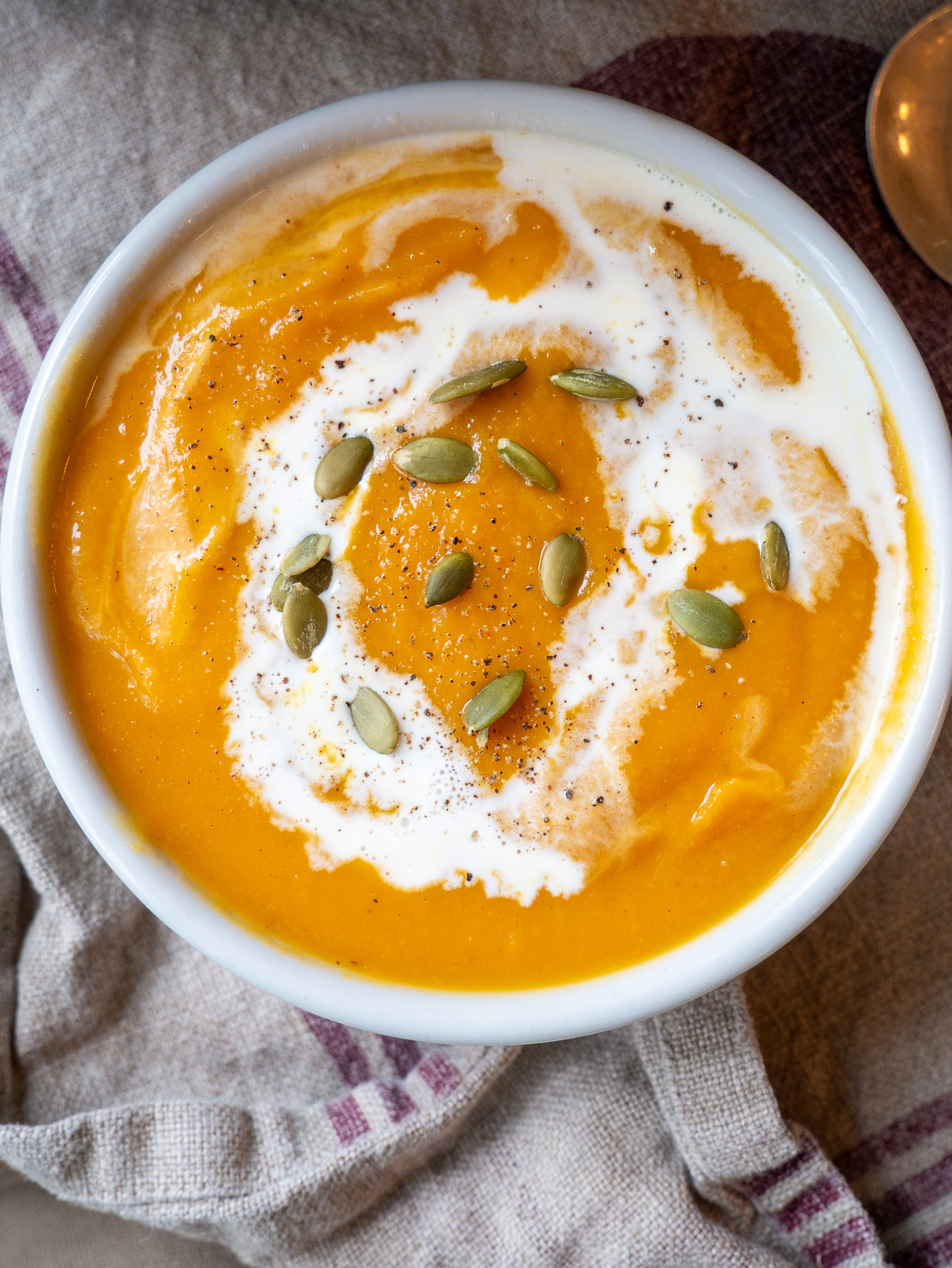 Squash Color Copycat Panera Bread Autumn Squash Soup | 12 Tomatoes