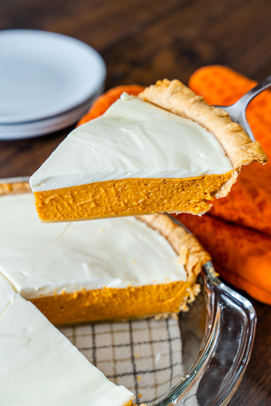 Sour Cream Pumpkin Pie Vertical 11