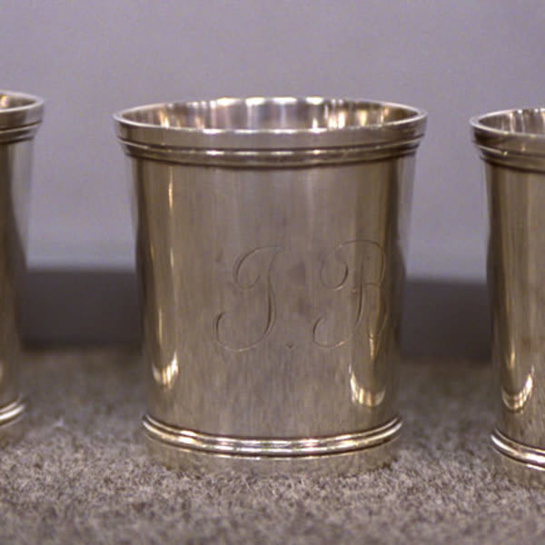 Lot - Three American Sterling Silver Julep Cups 'Jaccard Replica of 1850, Saint  Louis', 1946, H 4 in. (10.2 cm.), Combined 14.5 ozt