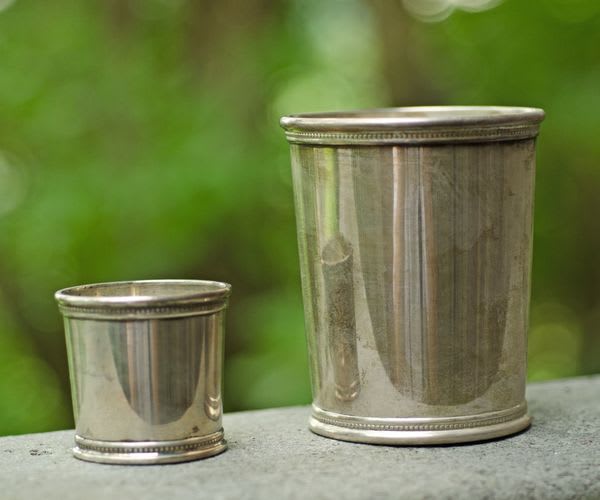 Antique Spotlight Silver Julep Cups Dusty Old Thing