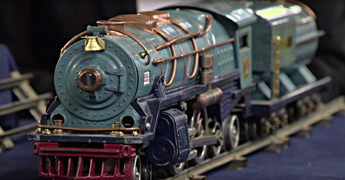 How much is a 1935 lionel train set worth?