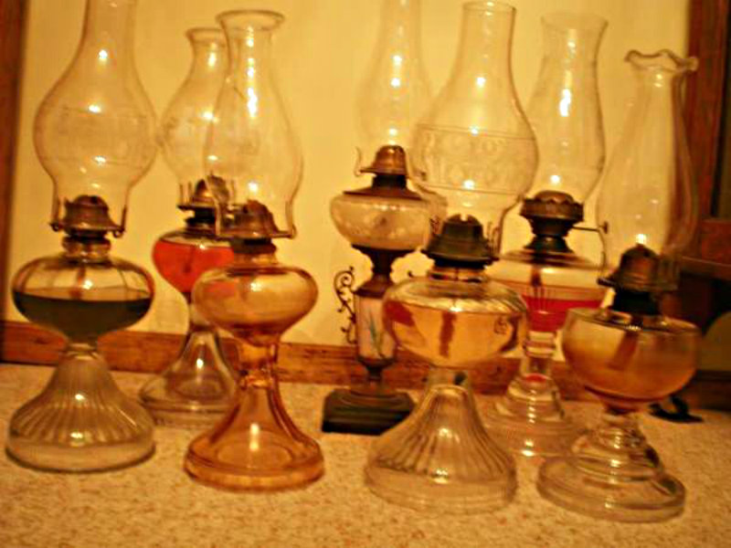 collecting oil lamps