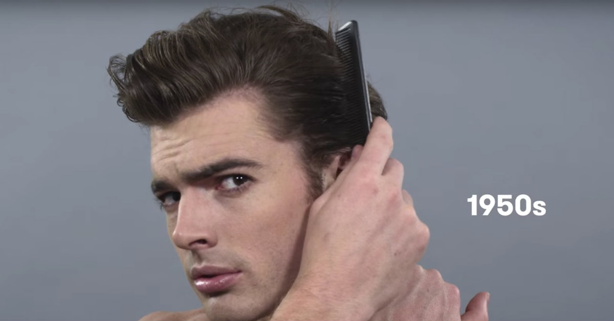 A Trip Back In Time 100 Years Of Men s Hairstyles In One Minute a-trip-back-in-time-100-years-of-men-s-hairstyles-in-one-minute