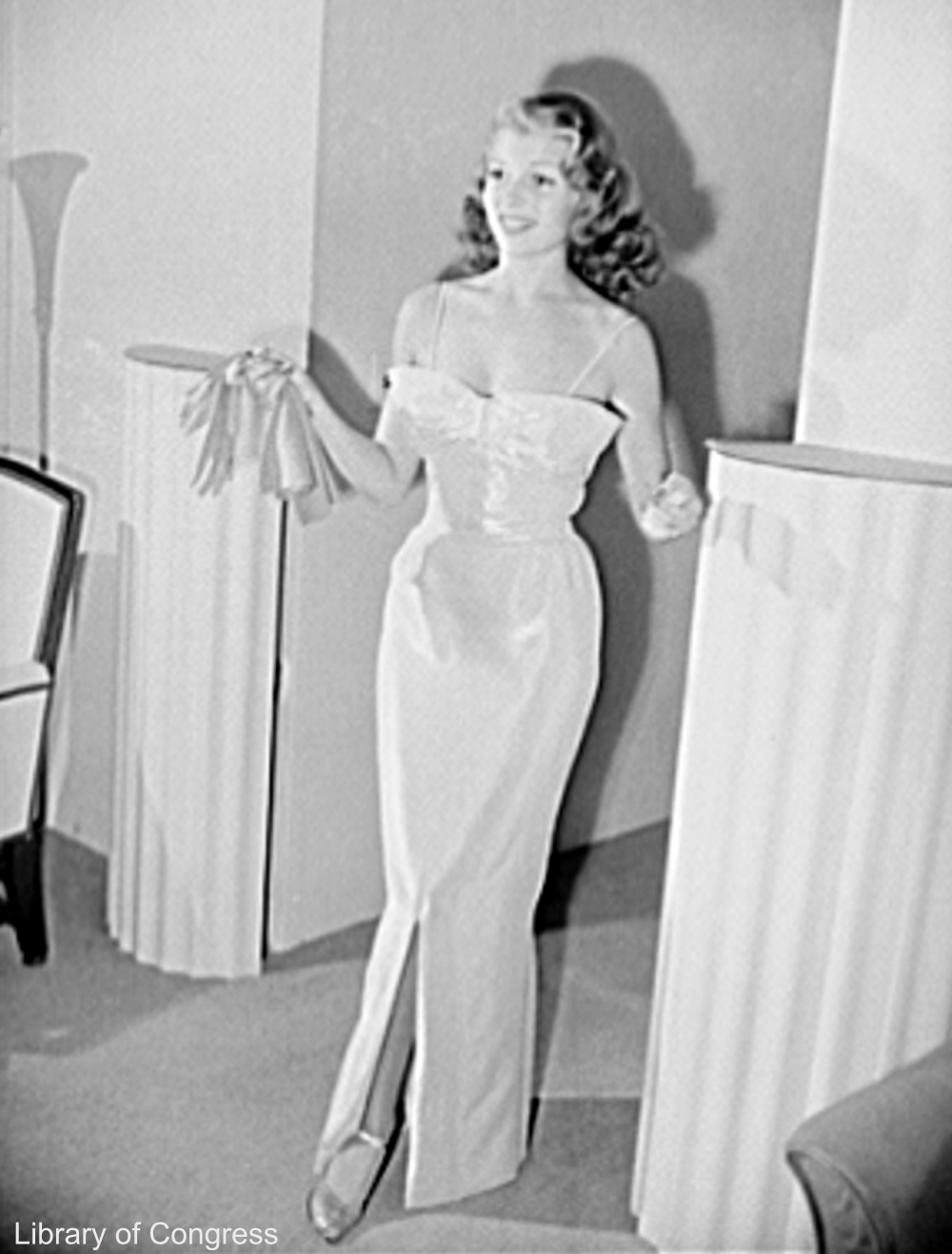 Rita Hayworth Promoting Cotton Stockings for the War Effort