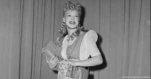 Actress Betty Hutton Promoting the War Effort
