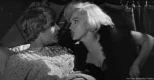 Marilyn Monroe and Jack Lemmon in Some Like It Hot