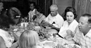 1965 Florida Dinner Table