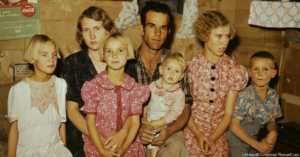 Jack Whinery and his family, homesteaders, Pie Town, New Mexico