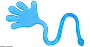 Blue Sticky Hand Toy