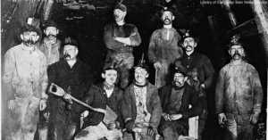Bain News Service image of coal miners