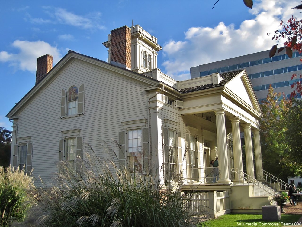 The present-day  Clarke House. 