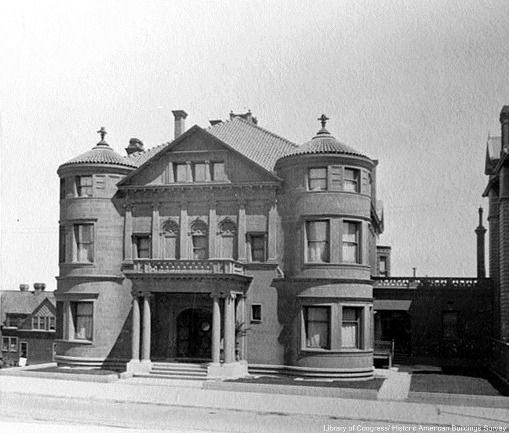 The Whittier Mansion in 1910,  San Fransisco, CA. V