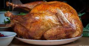 Which foods were served at the First Thanksgiving?