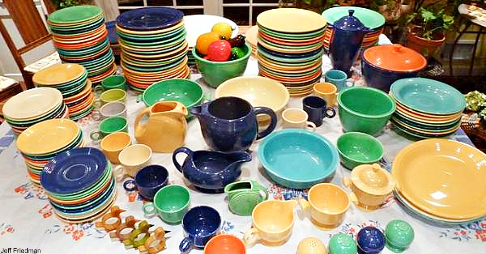 Vintage Spotlight Bright Beautiful Fiestaware Dusty Old Thing