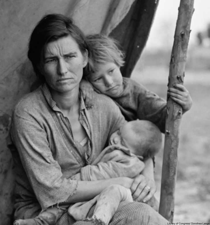 dorothea lange migrant mother story