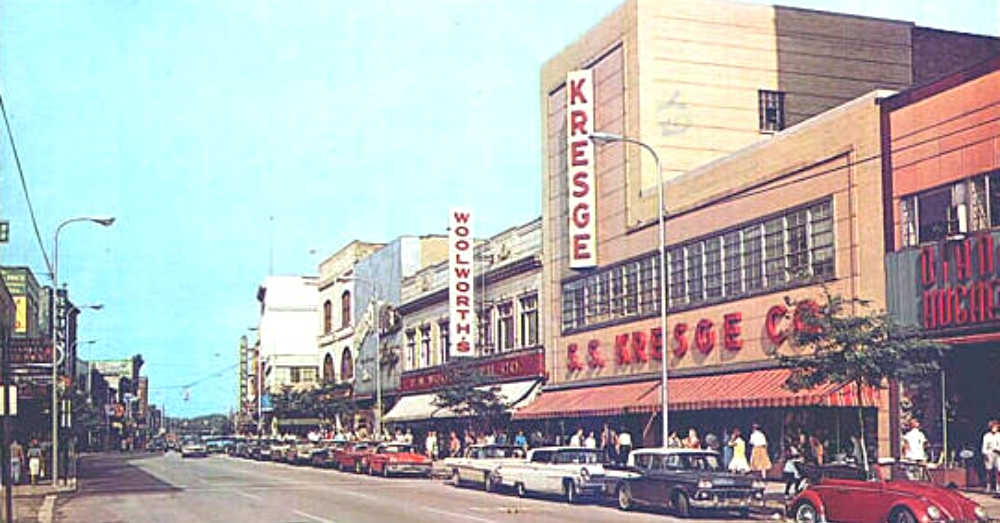 Shopping at the Five and Dime Stores - Downtown Belleville
