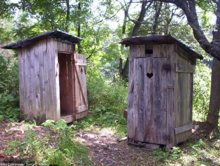 Why is there often a crescent moon cut into the door of American outhouses?  - Quora