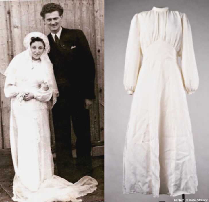 The Parachute Wedding Dresses of the 1940s Were Really Something