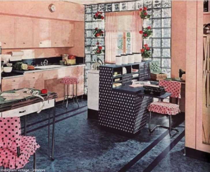 27 Pink Kitchens from the Old Days That We'd Love to Have Today