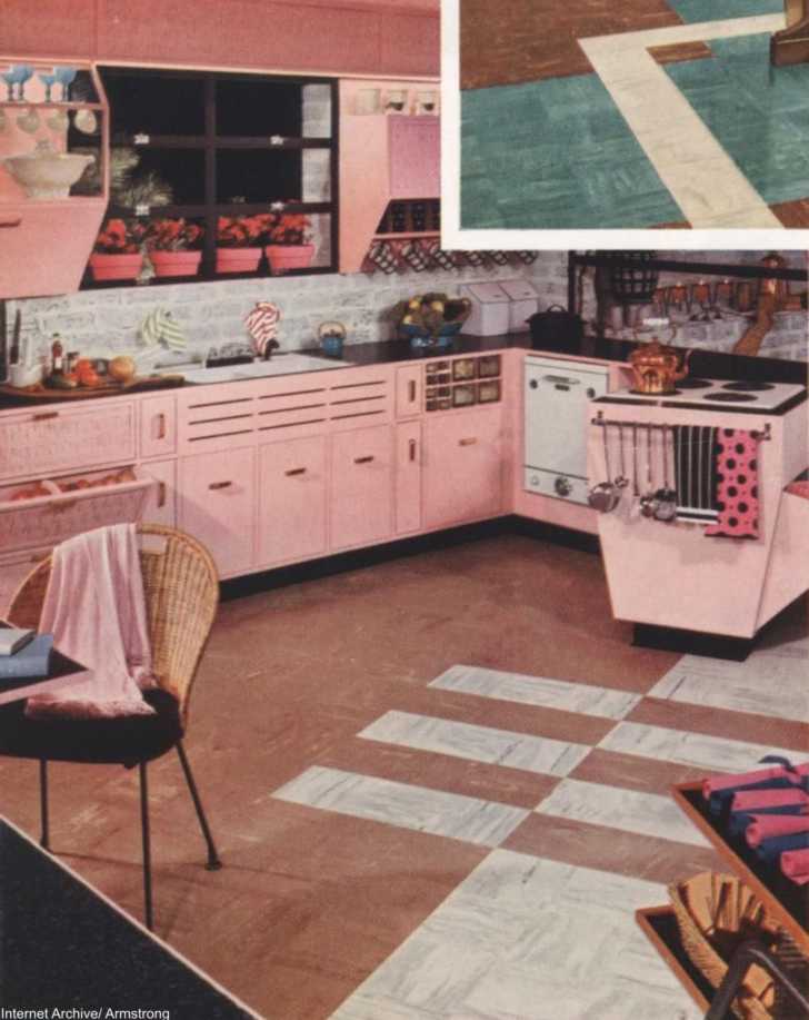 27 Pink Kitchens from the Old Days That We'd Love to Have Today