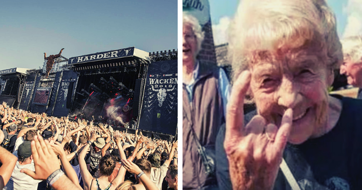 Two Elderly Men Escape Nursing Home to Attend Heavy Metal Festival | Dusty  Old Thing