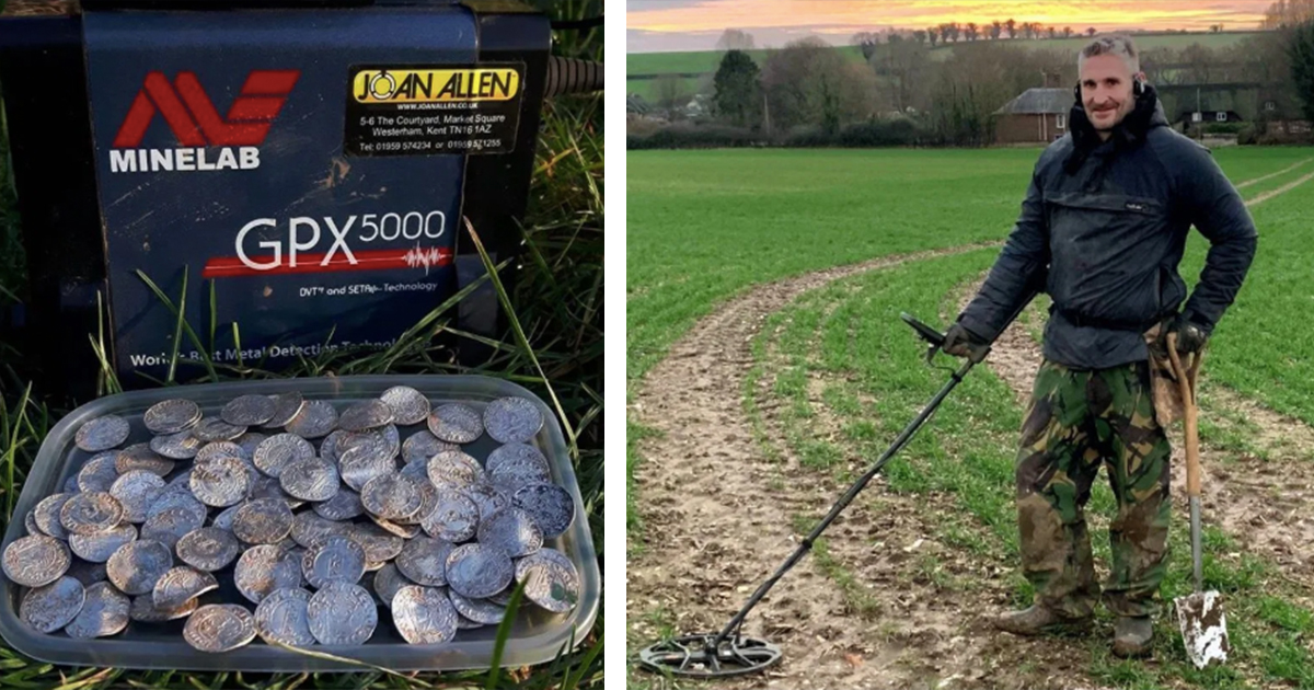 MetalDetecting Couple Hit The Jackpot After Uncovering Treasure