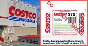 fake Costco coupon circulating online