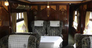 dining car of the Venice-Simplon Orient Express