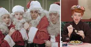 colorized I Love Lucy Christmas Special
