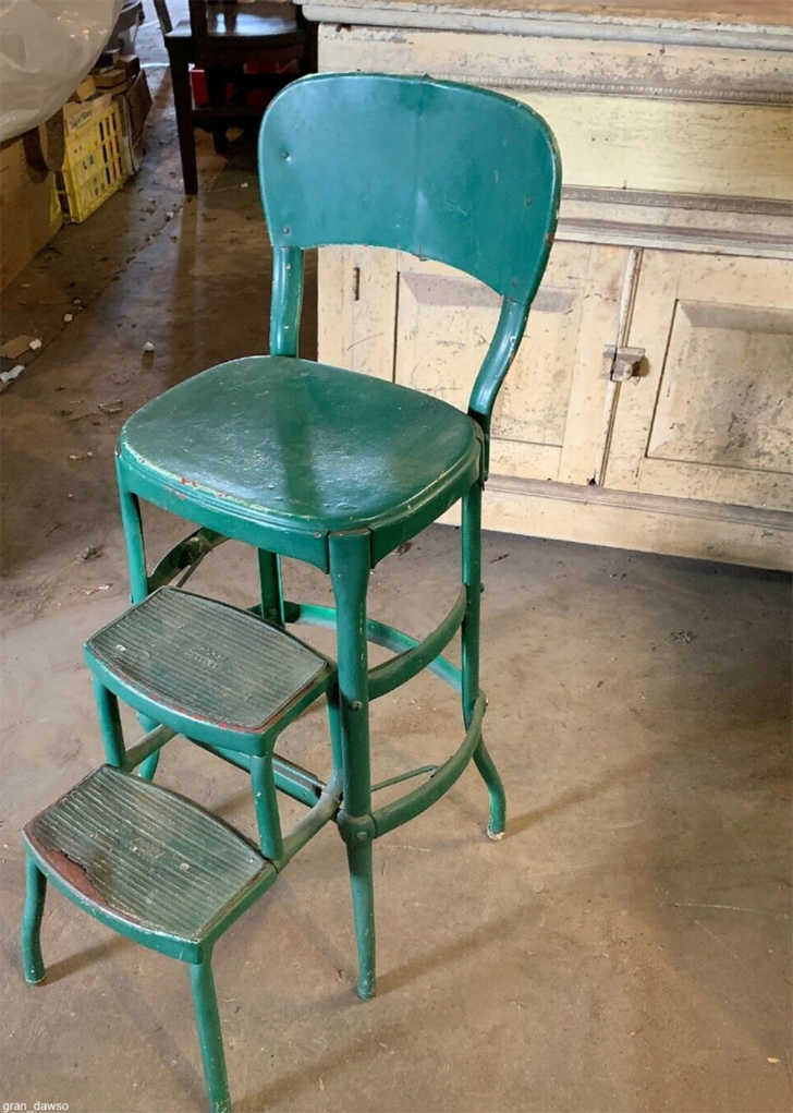 Vintage metal kitchen step stool new arrivals