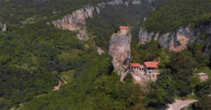 the Georgian Katskhi pillar monastery