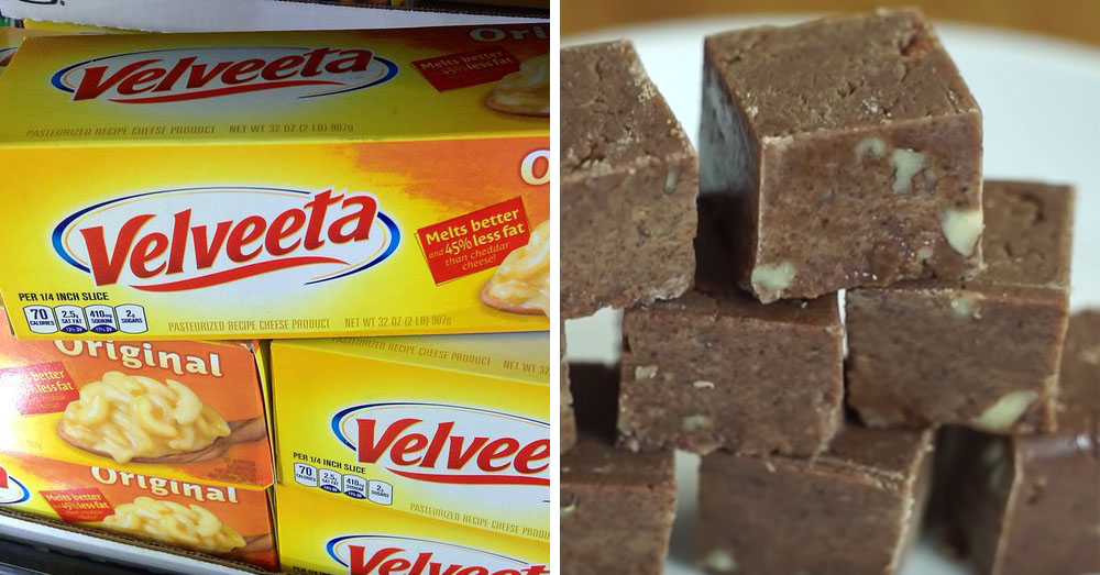 Retro Recipe Velveeta Fudge Dusty Old Thing