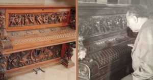 ornate piano with complicated history sells at auction